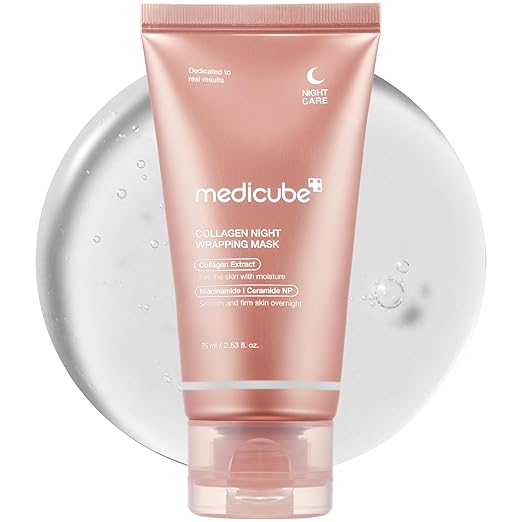 Medicube Collagen Overnight Wrapping Peel Off Facial Mask Pack of 2