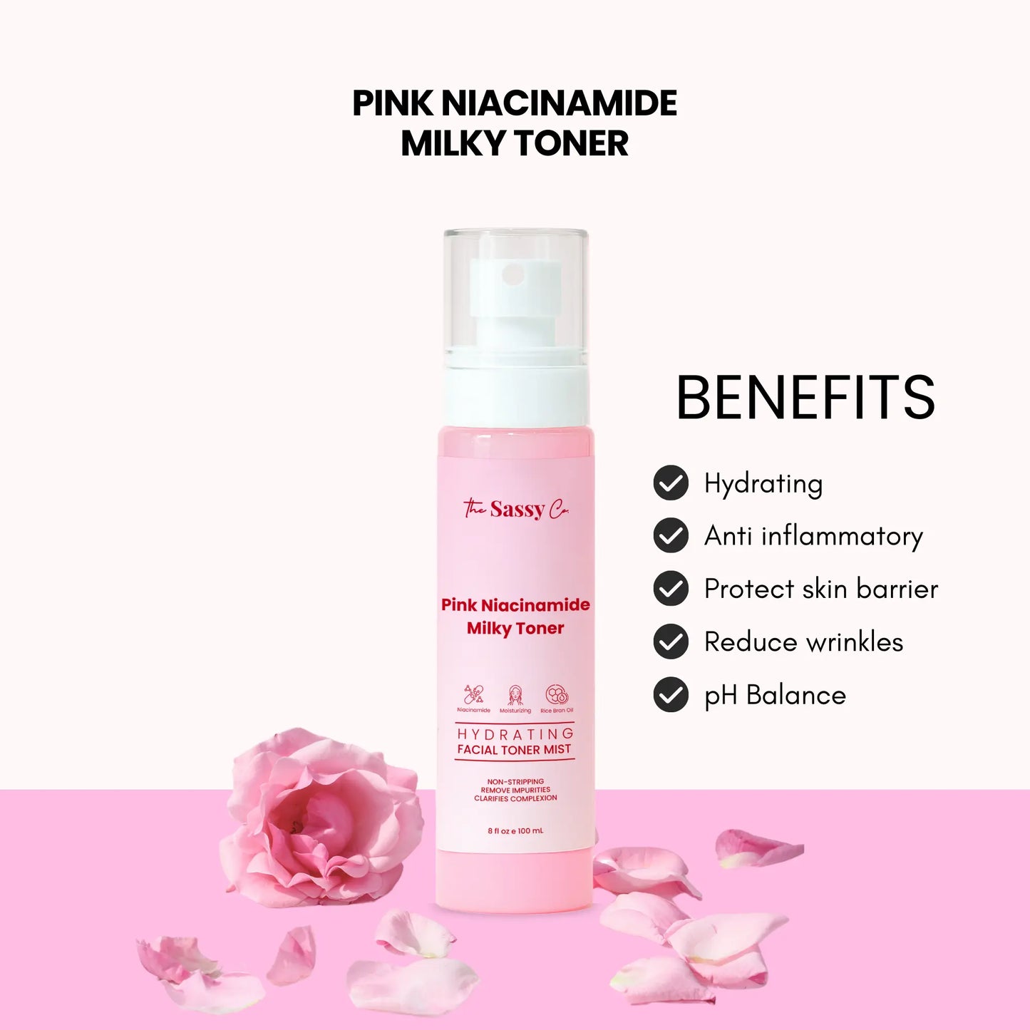 Pink Niacinamide Milky Toner.