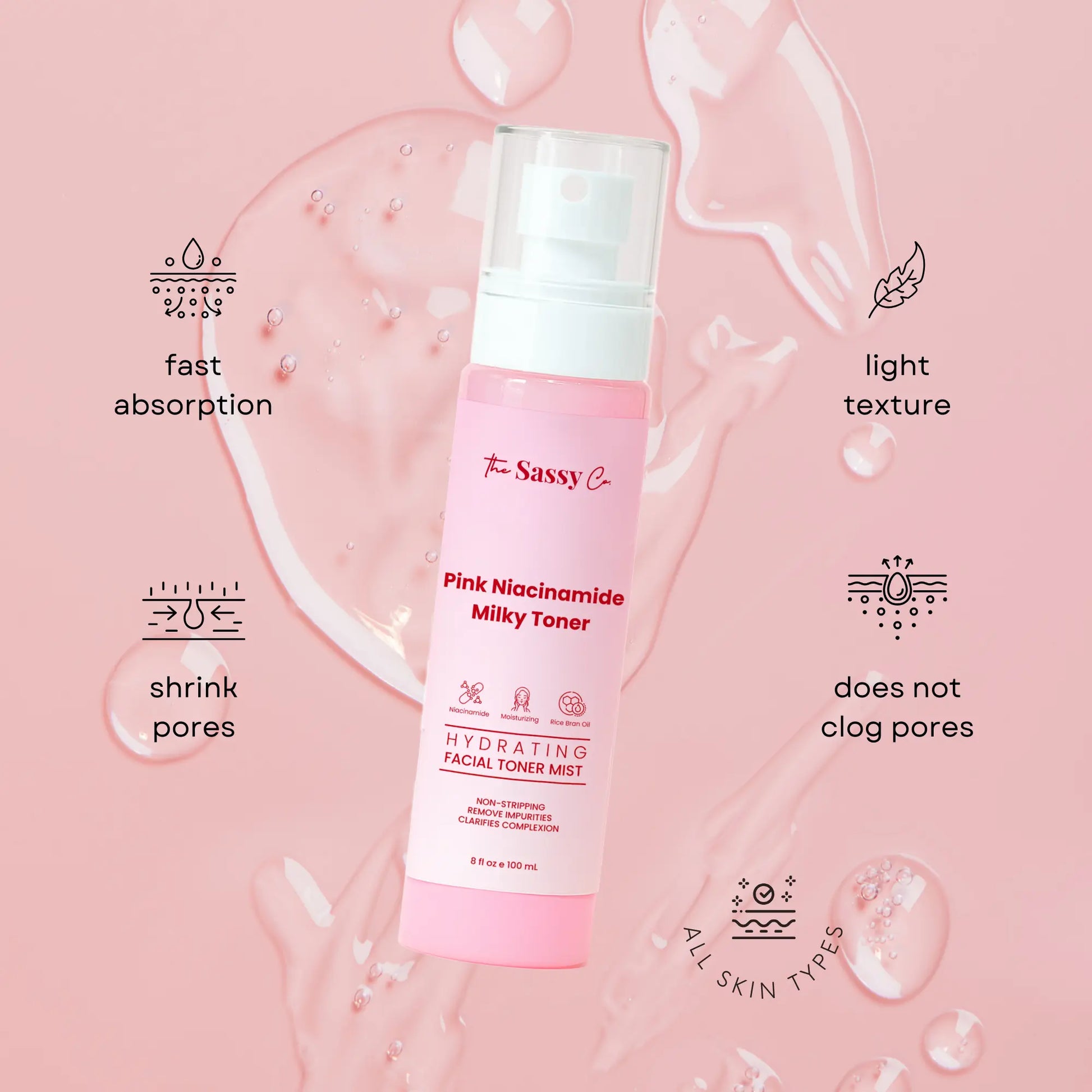 Pink Niacinamide Milky Toner.