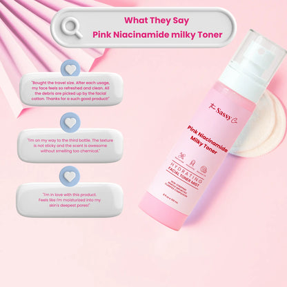 Pink Niacinamide Milky Toner.