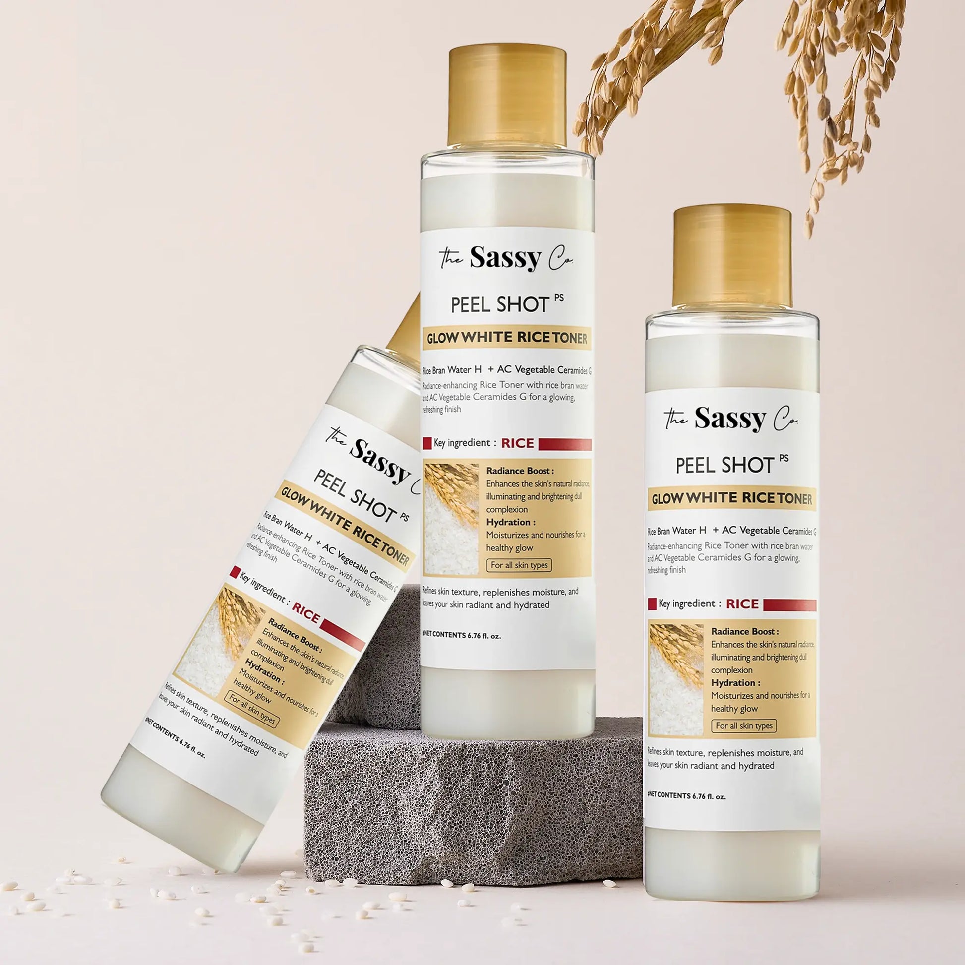 Sassy Peel Shot Glow Rice Toner