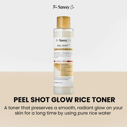 Sassy Peel Shot Glow Rice Toner