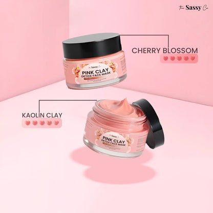 Pink Clay Detox Face Mask – Pore Perfection & Brighten Skin