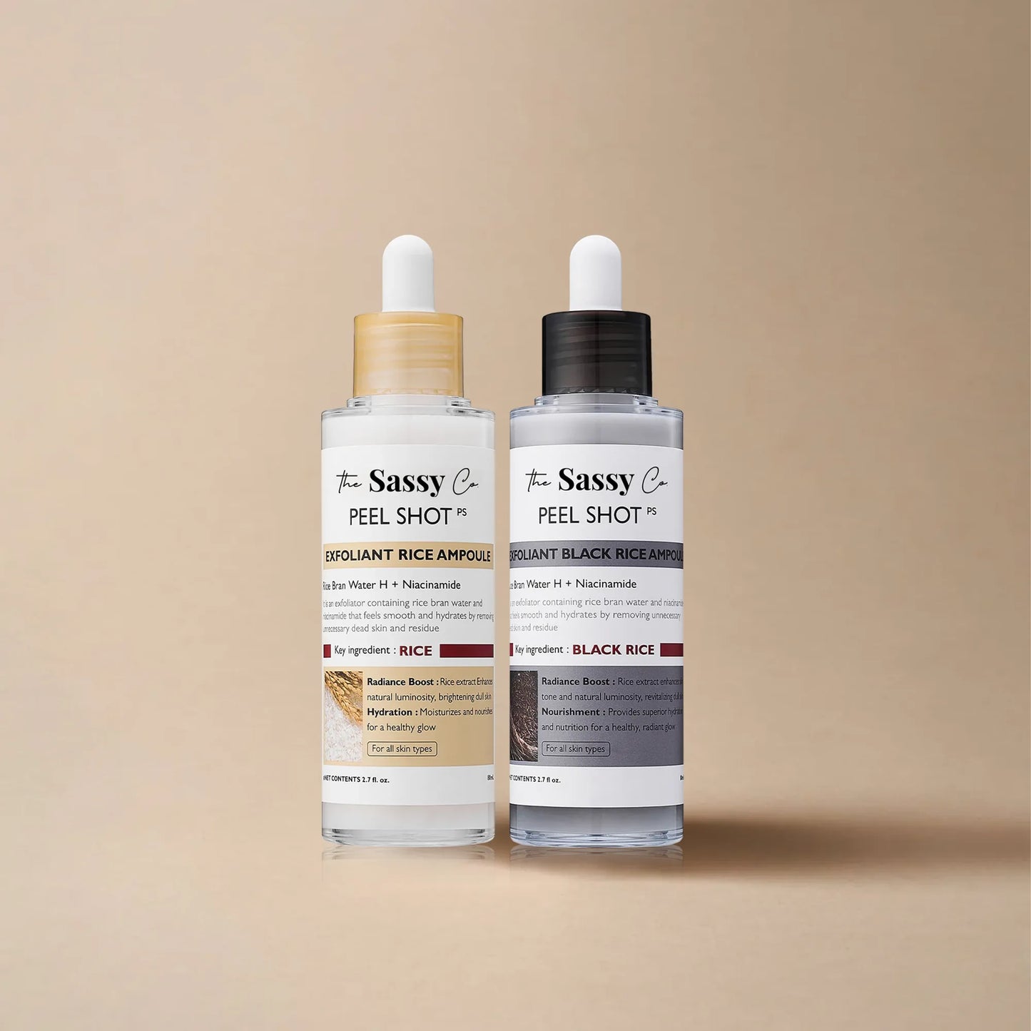 Sassy Peel Shot Glow Rice Line