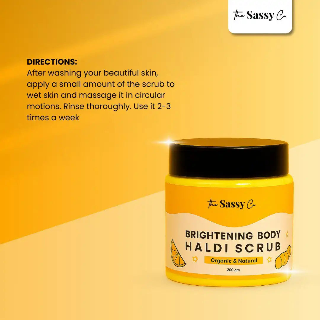 Turmeric Brightening Body Scrub