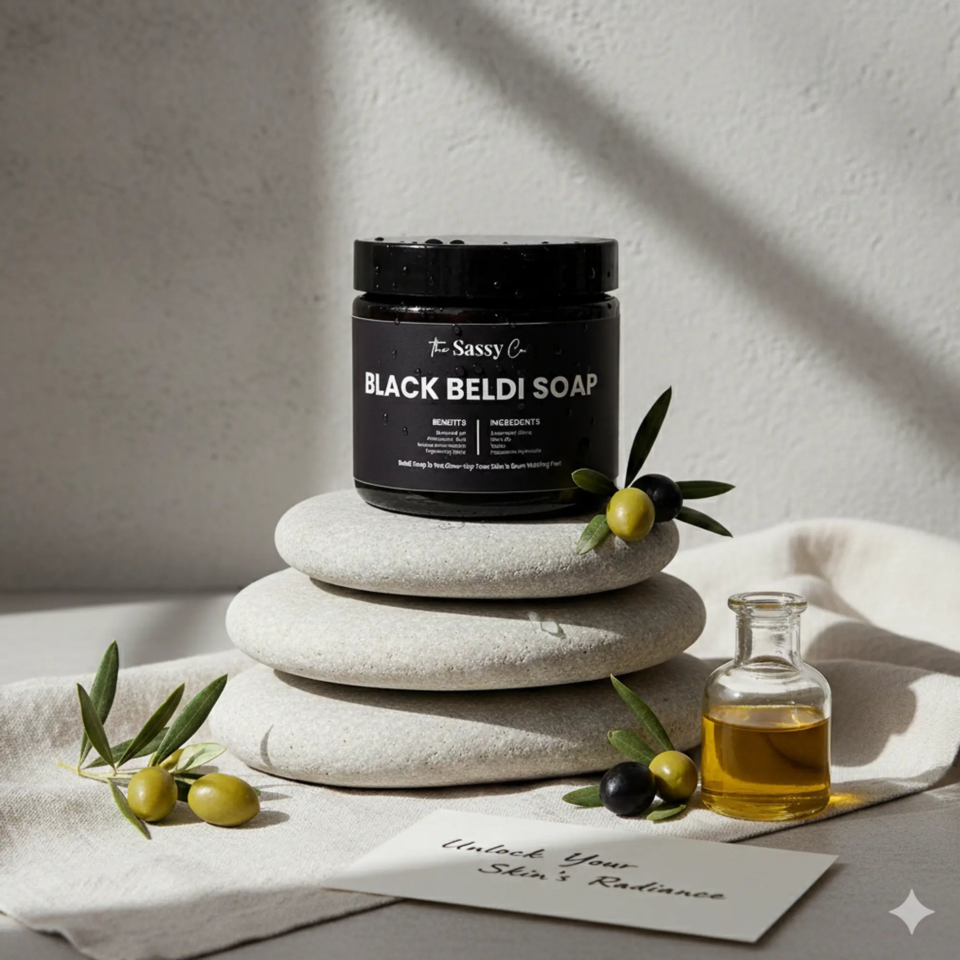 Moroccan Black Beldi Soap - Embrace the Hammam Tradition