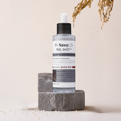 Sassy Black Rice Peel Shot Glow