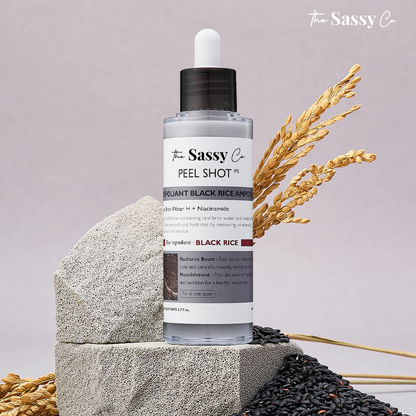 Sassy Black Rice Peel Shot Glow