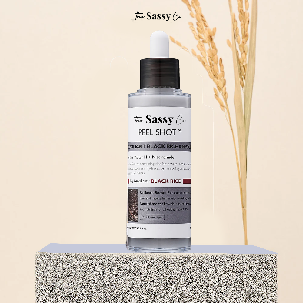 Sassy Black Rice Peel Shot Glow