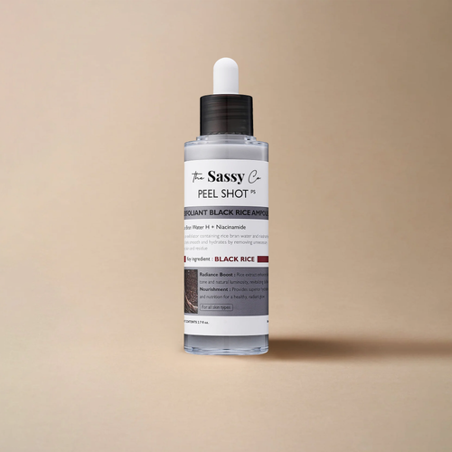 Sassy Black Rice Peel Shot Glow