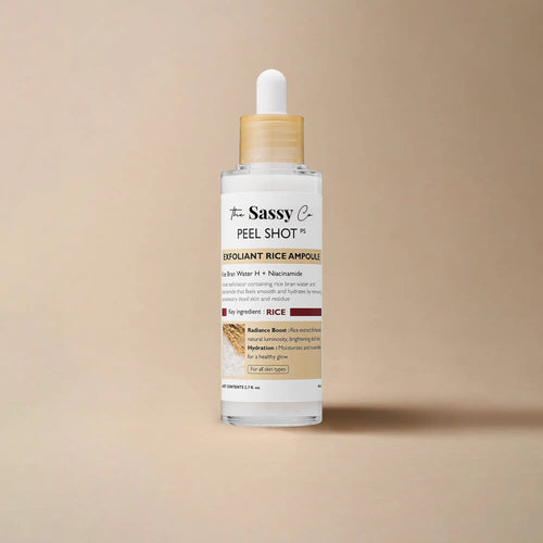 Sassy White Rice Peel Shot Glow