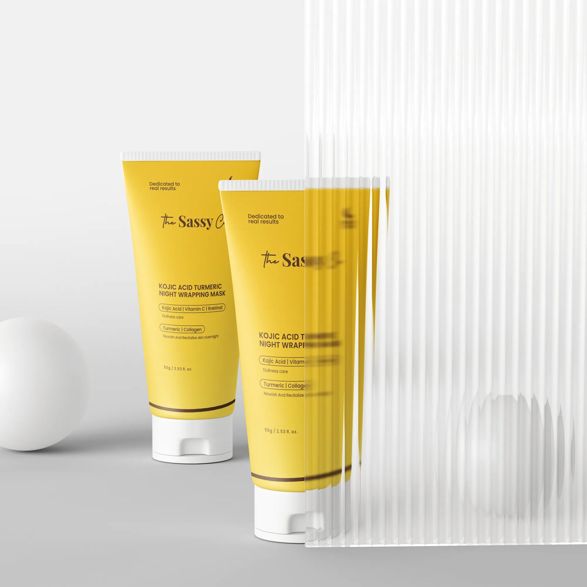 Turmeric and Kojic Acid Night Wrap Mask