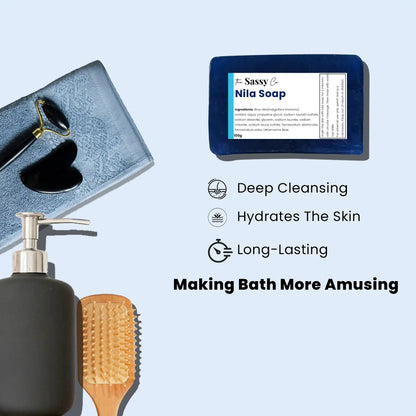 Moroccan Blue Nila Soap Bar