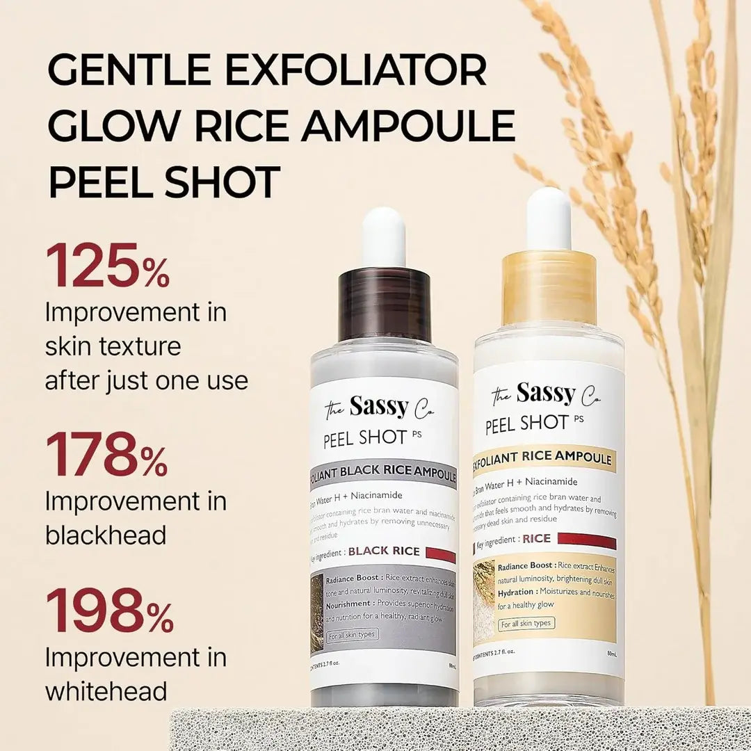 Sassy Peel Shot Glow Rice Line