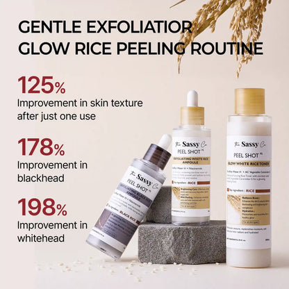 Sassy Peel Shot Glow Rice Line