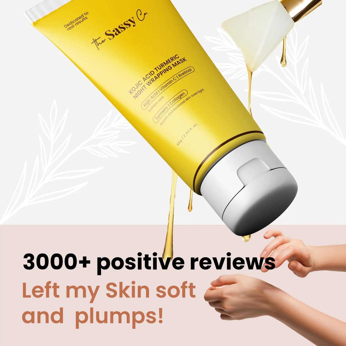 Turmeric and Kojic Acid Night Wrap Mask