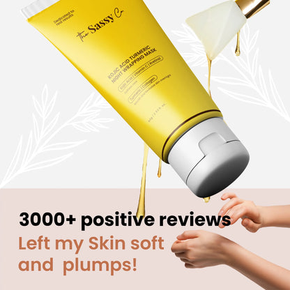 Turmeric and Kojic Acid Night Wrap Mask